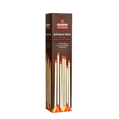 Abbildung von Kamino Flam Stabanzünder Grill Kaminhoelzer 50 Stück 20cm lang (50 St)