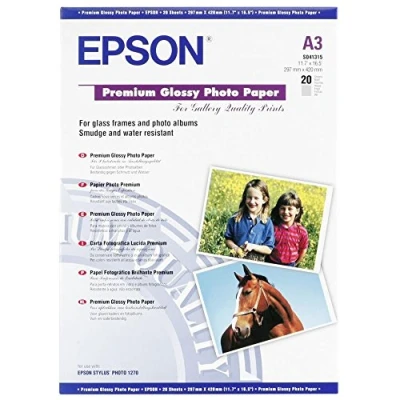Abbildung von Epson Premium A3+ Fotopapier glänzend 1 Packung (20 Blatt)