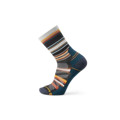 Abbildung von Smartwool HIKE Light Cushion Panoramountain Athletics CREW Socks Sportsocken, Größe: 46 49, Charcoal
