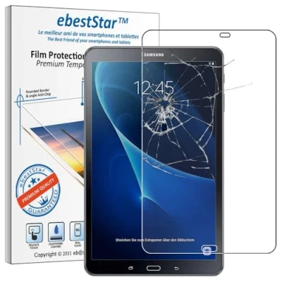 Abbildung von ebestStar kompatibel mit Samsung Galaxy Tab A6 Panzer Schutz Glas A 10.1 (2018, 2016) T580 T585 Schutzfolie, 9H gehärte Schutzglas, HD Displayschutz, Ultrabeständig