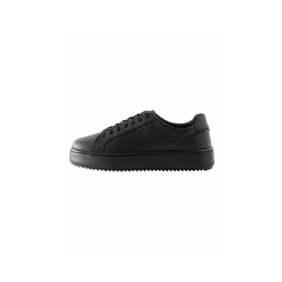 Abbildung von Next Schoolregular FIT Sneaker low für Kinder, Größe: 28, Black Schuhe