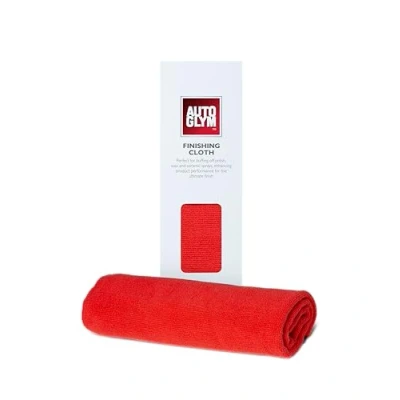 Abbildung von Autoglym Hi Tech Finishing Microfasertuch, Ultra saugfähiges Microfasertuch für die Autopolitur sowie das Waschen und Wachsen von Fahrzeuginnen außenräumen, 40 cm x Rot