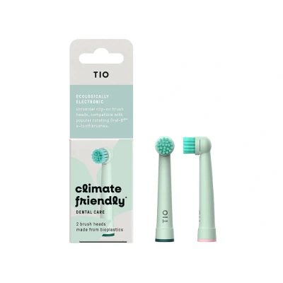 Abbildung von TIO Oral B Bürstenkopf auf Biobasis 2 Stück.