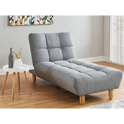 Abbildung von Vente unique Esteban Schlafsofa aus Stoff Grau EinzelstÅck