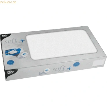Abbildung von Papstar, 20 Mitteldecken, stoffähnlich, Vlies &quot;soft selection plus&quot; 80 cm x weiss, #84914