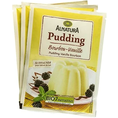 Abbildung von Alnatura Bio Pudding Vanille glutenfrei, 3 Beutel, 120g