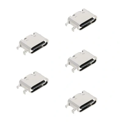 Abbildung von YINETTECH 5 Stück Typ C Ladebuchse USB Buchse Ladegerät 4 poliger Stecker Kompatibel mit Alcatel 1T 10 8092 Tablet