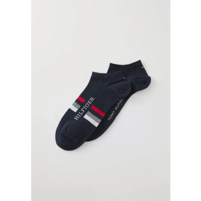 Abbildung von Tommy Hilfiger MEN Sneaker TAB 2 PACK Socken, Herren, Größe: 39 42, Navy