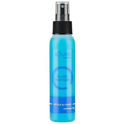 Abbildung von Style &amp; Care Glanzfestiger normaler Halt (100ml) Haarfestiger zum formen und stylen der Haare Sprühfestiger gibt Glanz Haar Spray ohne Silikone Parabene