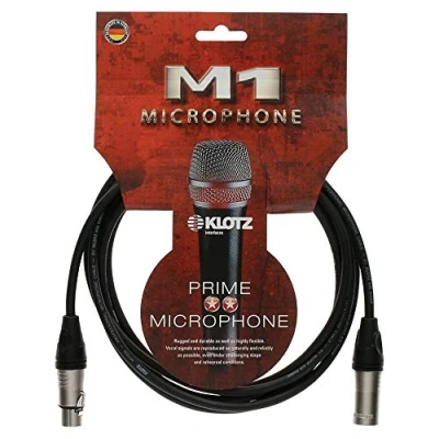 Abbildung von Klotz M1K1FM0500 M1 XLR Mikrofonkabel, Stecker auf Buchse, 4,8 m, 4,9 m