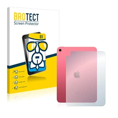 Abbildung von BROTECT Schutzglas für Apple iPad 10.9&quot; 2022 WiFi (Rückseite, 10. Gen.) Schutzfolie Panzer Folie Glas [Extrem Kratzfest 9H, Anti Fingerprint,