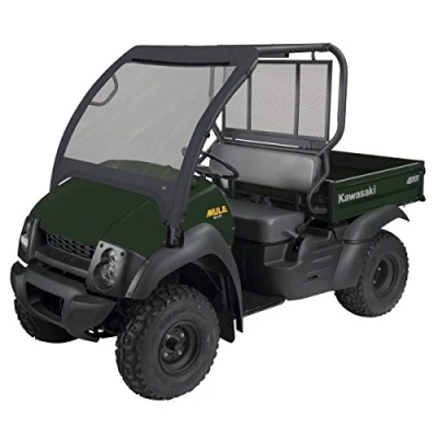 Abbildung von Classic Accessories QuadGear UTV Frontscheibe, passend für Kawasaki Mule 600, 610, 610 4x4, 4x4 XC (Modelle ab 2015), Schwarz