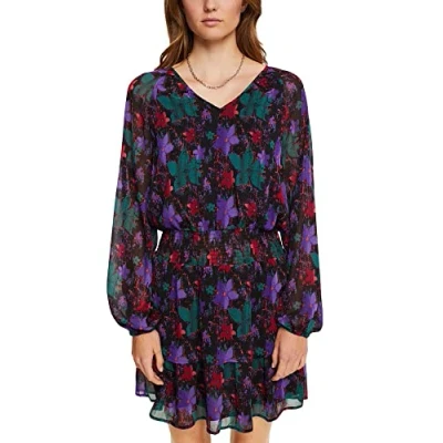 Abbildung von edc by Esprit Freizeitkleid, Damen, Größe: Large, Teal green