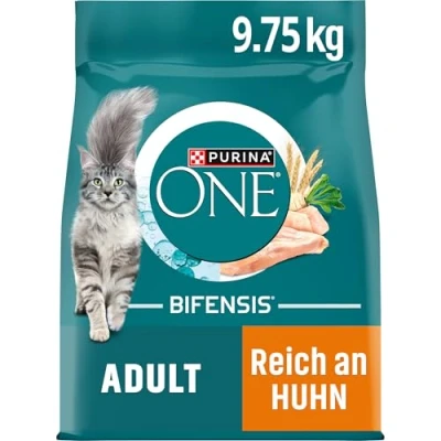 Abbildung von PURINA ONE Bifensis Adult Katzenfutter trocken, reich an Huhn, 1er Pack (1 x 9,75kg)