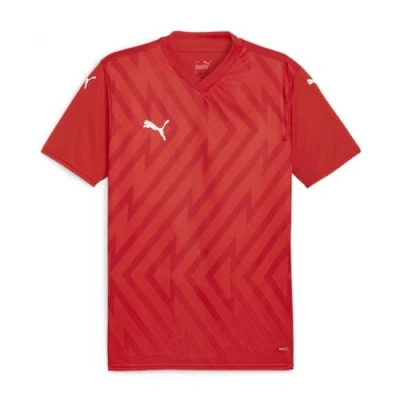 Abbildung von Puma Teamglory Sport Tshirt für Kinder, Größe: 128, Rotweissrot