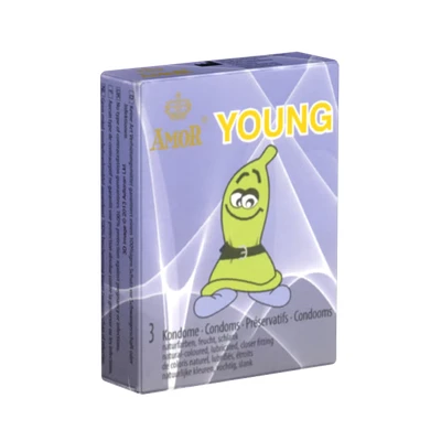 Abbildung von «Young» Jugendkondome für den schlanken Penis (3 Kondome) 3 St