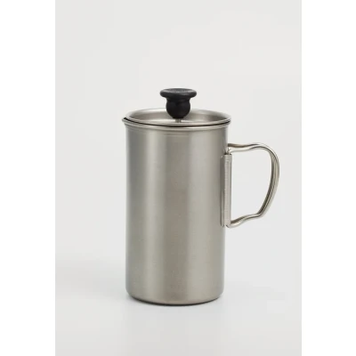 Abbildung von Snow Peak Titanium French Press Ultraleichte Kaffeemaschine für Camping, Rucksackreisen und Wandern Camping Kochgeschirr unverzichtbar Kaffee überall
