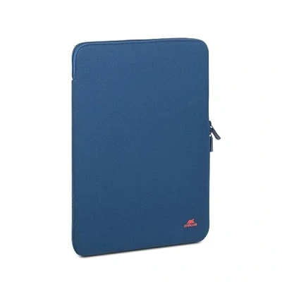 Abbildung von Rivacase vertikale Laptophülle Sleeve wasserabweisende und ultraleichte Notebooktasche kompakte Damen Herren Aktentasche für Laptops Stoßfeste Slim Laptop Schutzhülle (Dunkelblau, 15.3 Zoll)