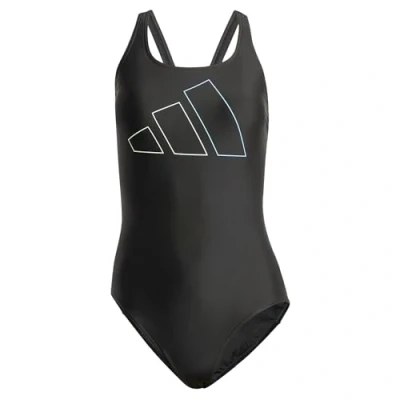 Abbildung von adidas Performance BIG BARS Badeanzug, Damen, Größe: 28, Black