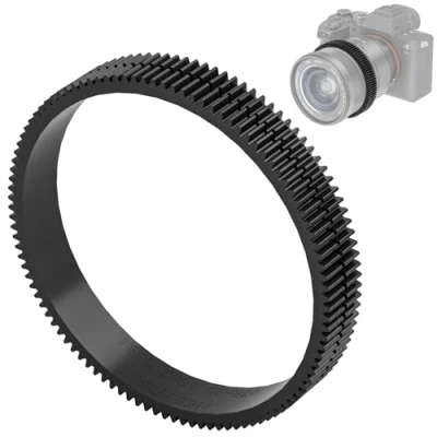 Abbildung von NEEWER PG008 Seamless Follow Focus Gear Ring 0.8 MOD für ø78 80mm Objektiv, Kompatibel mit SmallRig Tilta Canon Sony Nikon Fujifilm Sigma Linse