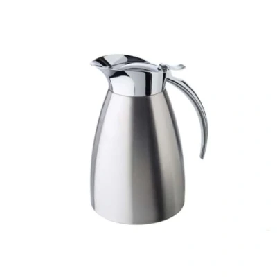 Abbildung von APS Isolierkanne &quot;Advanced&quot;, 1 l, Einhandautomatik, Edelstahl 18/8, doppelwandig