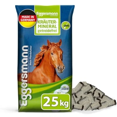 Abbildung von Eggersmann Mein Pferdefutter Kräutermineral getreidefrei 25 kg Getreidefreies Mineralfutter Für Pferde Zur Unterstützung des Stoffwechsels allergieempfindliche geeignet