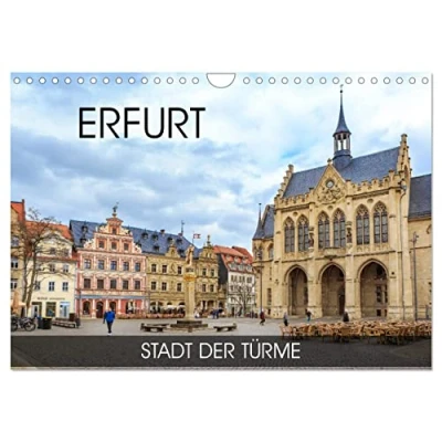 Abbildung von Erfurt Stadt der Türme (Wandkalender 2025 DIN A4 quer), CALVENDO Monatskalender