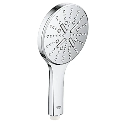Abbildung von GROHE Rainshower Smartactive 130, Handduschbrause mit Kopf, Chrom, Wand, 13 cm