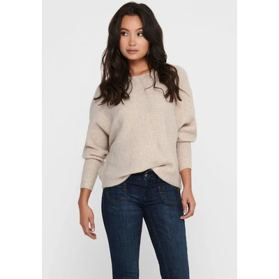 Abbildung von ONLY Onldaniella L/S NOOS Strickpullover, Damen, Größe: Medium, Ecru
