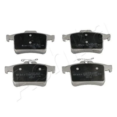Abbildung von ASHIKA 51 00 0312 Bremsbelagsatz Hinterachse JAGUAR: XF Limousine, Sportbrake, XJ Limousine