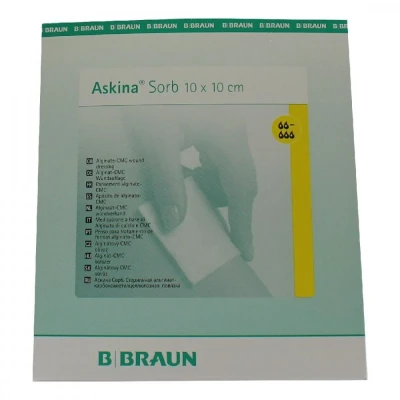 Abbildung von Askina Sorb Alginat Cmc Wundauflage 10x10cm ste.