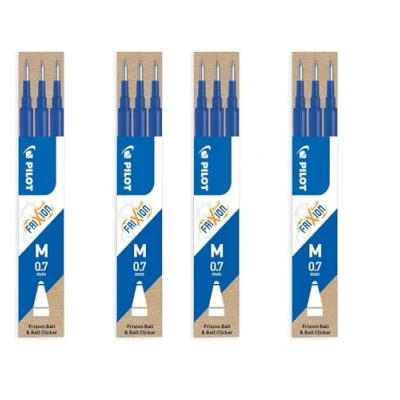Abbildung von Pilot Frixion Ball Tintenroller 15 Ersatzminen blau (15, Ersatzmine 0,7 blau)