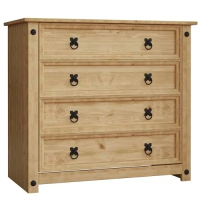 Abbildung von Vida Designs Kommoden &amp; Sideboards, Künstlich Gealtertes Gewachstes Pinienholz, Pinie, Standard