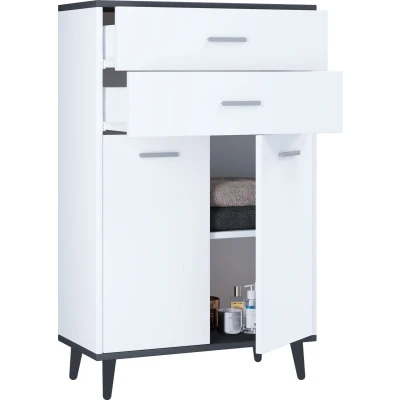 Abbildung von VCM Kommode Holz Highboard Schublade Lindas