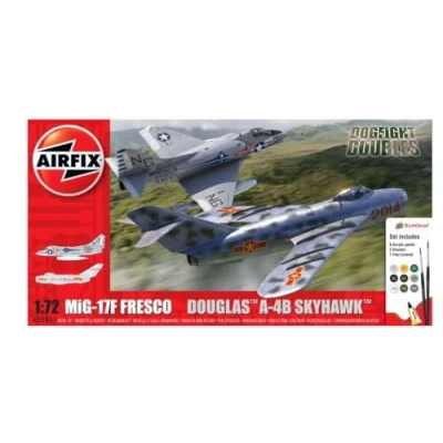 Abbildung von Mig 17F Fresko Douglas A 4B Skyhawk Dogfight Doubl