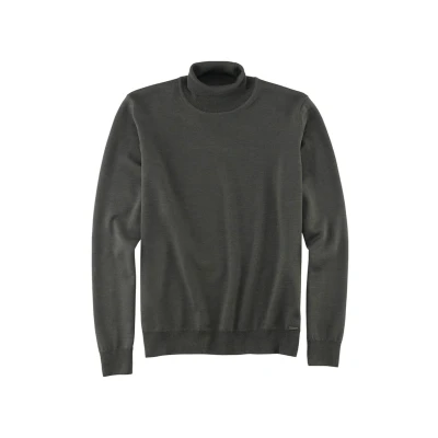Abbildung von OLYMP Strick Pullover Rollkragen extrafeine Merinowolle oliv Gr. XXL