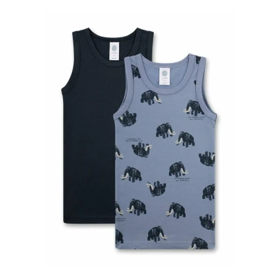 Abbildung von Sanetta Doppelpack Unterhemd/shirt für Kinder, Größe: 140, Blue