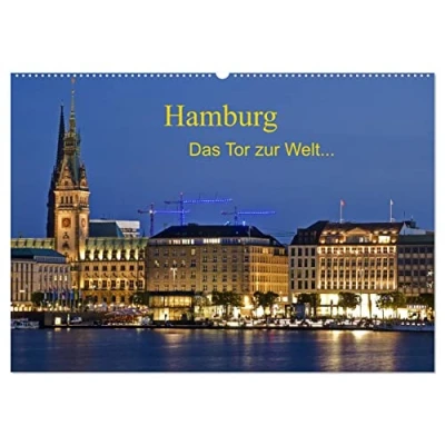 Abbildung von Hamburg Das Tor zur Welt... (Wandkalender 2025 DIN A2 quer), CALVENDO Monatskalender