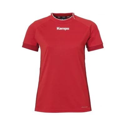 Abbildung von Kempa Prime Tshirt print, Damen, Größe: Large, Rot chilirot