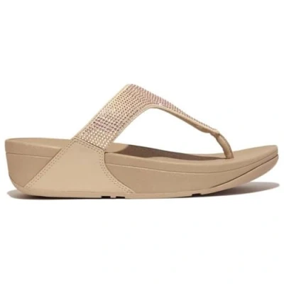 Abbildung von Fitflop LULU TOE POST Zehentrenner, Damen, Größe: 42, Irish cream Schuhe