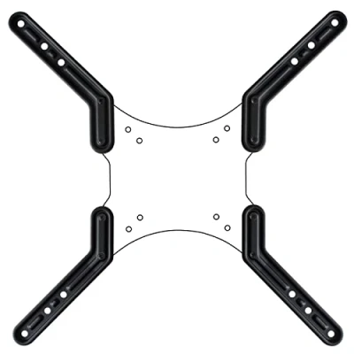 Abbildung von Drall VESA Adapter Adapterplatten für LCD LED OLED Plasma Curved Fernseher Halterung Erweiterung von 200 auf 300 und 400 schwarz Modell: AD22B