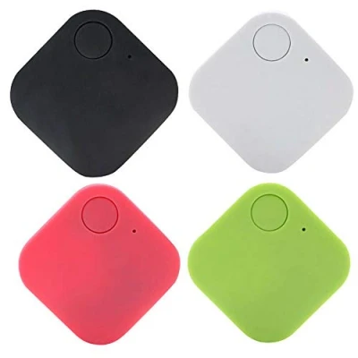 Abbildung von 4 x Schlüsselfinder, Artikelfinder, Telefonfinder, Brieftaschenfinder, Bluetooth Smart Tracker, Gepäck Anti Verlust Erinnerung, funktioniert mit Android und iOS