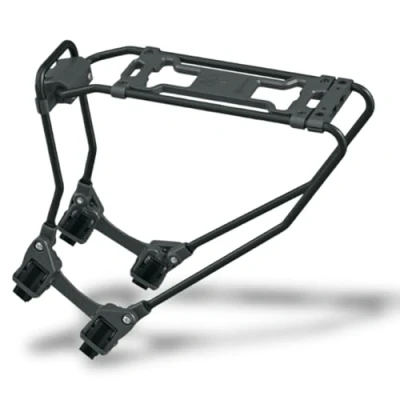 Abbildung von SKS GERMANY Infinity UNIVERSAL AVS Gepäckträger (Fahrradzubehör zum Nachrüsten für Fast jedes Fahrrad, Verstellmechanismus und Schnellspannsystem, Aluminium, mit Klicksystem), schwarz