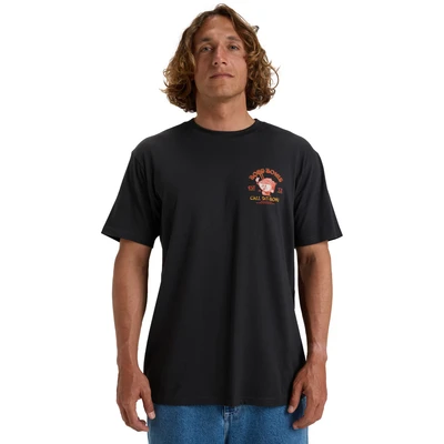 Abbildung von Billabong Lunch Break Tshirt print, Größe: Medium, Black