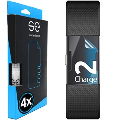 Abbildung von smart engineered [4 Stück] 3D Schutzfolien kompatibel mit Charge 2, transparente HD Displayschutz Folie, Schutz vor Schmutz und Kratzern, kein Schutzglas
