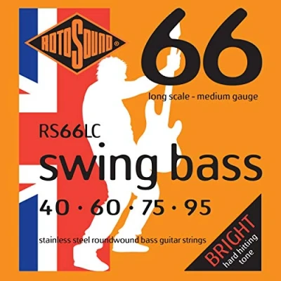 Abbildung von Rotosound Edelstahlsaiten für E Bass, Runddraht, Stärke 40 60 75 95