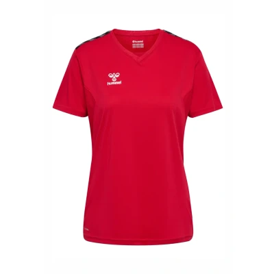 Abbildung von Hummel Authentic Sport Tshirt, Damen, Größe: 44, True red
