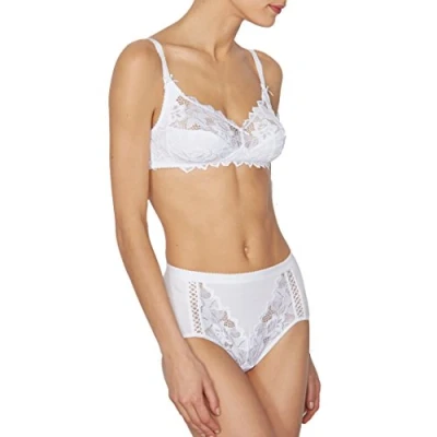 Abbildung von Sans complexe Damen Coton D&#039;arum Unterhose, (Blanc 3), 44 (Herstellergröße: 46/48)