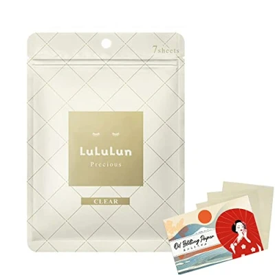 Abbildung von Lululun Precios Facial Sheet Mask White Clear 7 sheets Blotting Paper Set