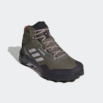 Abbildung von Adidas Terrex AX4 MID Goretex Hiking Hikingschuh, Damen, Größe: 40, Olive strata/silver dawn/preloved fig Schuhe